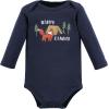 imageHudson Baby babyboys Cotton Longsleeve Bodysuits 5packCamping Animals