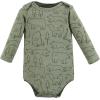 imageHudson Baby babyboys Cotton Longsleeve Bodysuits 5packCamping Animals