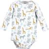 imageHudson Baby babyboys Cotton Longsleeve Bodysuits 5packLittle Monkey