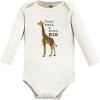imageHudson Baby babyboys Cotton Longsleeve Bodysuits 5packRustic Safari