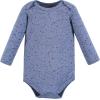 imageHudson Baby babyboys Cotton Longsleeve Bodysuits 5packSpace