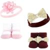 imageHudson Baby babygirls 8pc Headband and Socks SetLace Flower