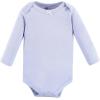 imageHudson Baby babygirls Cotton Longsleeve Bodysuits 3packBlue Toile