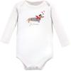 imageHudson Baby babygirls Cotton Longsleeve Bodysuits 3packBonjour Dachshund