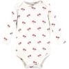 imageHudson Baby babygirls Cotton Longsleeve Bodysuits 3packHappy Love