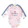 imageHudson Baby babygirls Cotton Longsleeve Bodysuits 3packPerfect Mommy