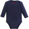 imageHudson Baby babygirls Cotton Longsleeve Bodysuits 3packRed Apple