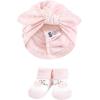 imageHudson Baby babygirls Turban and Socks SetMulti Color Tiny Rose