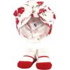 imageHudson Baby babygirls Turban and Socks SetRed Rose Leopard