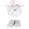 imageHudson Baby babygirls Turban and Socks SetWild Flower