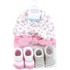imageHudson Baby babygirls Turban and Socks SetWild Flower