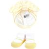 imageHudson Baby babygirls Turban and Socks SetYellow Daisy