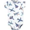 imageHudson Baby unisexbaby Cotton Bodysuits 5packFly High