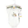 imageHudson Baby unisexbaby Cotton Bodysuits 5packForest Animals