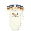 imageHudson Baby unisexbaby Cotton Bodysuits 5packKind Human