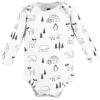 imageHudson Baby unisexbaby Cotton Longsleeve Bodysuits 5packChill Out Penguin