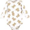 imageHudson Baby unisexbaby Cotton Longsleeve Bodysuits 5packTeddy Bears