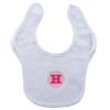 imageHudson Baby Personalized Initial Bib H Girl PinkRed