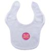 imageHudson Baby Personalized Initial Bib M Girl Pink