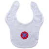 imageHudson Baby Personalized Initial Bib N Boy BlueRedBlueRed