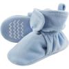 imageHudson Baby Unisex Baby Cozy Velour BootiesLight Blue