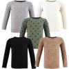 imageHudson Baby Unisex Baby Thermal Long Sleeve Tees 5pkBear Tree