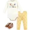 imageHudson Baby babygirls Cotton Bodysuit Pant and Shoe SetKind Human