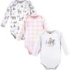 imageHudson Baby babygirls Cotton Longsleeve Bodysuits 3packWinter Forest