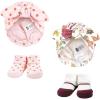imageHudson Baby babygirls Turban and Socks SetAcorn Botanical