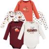 imageHudson Baby unisexbaby Cotton Longsleeve Bodysuits 5packHello Autumn