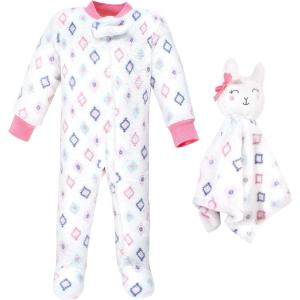 imageHudson Baby Baby Flannel Plush Sleep and Play and Security ToyLlama