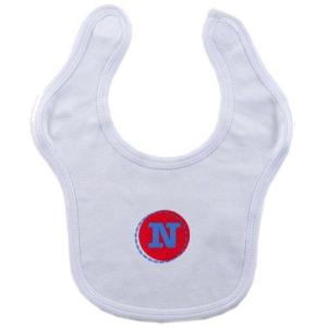 imageHudson Baby Personalized Initial Bib N Boy BlueRedBlueRed