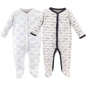 imageHudson Baby Unisex Baby Cotton Sleep and PlayAirplane