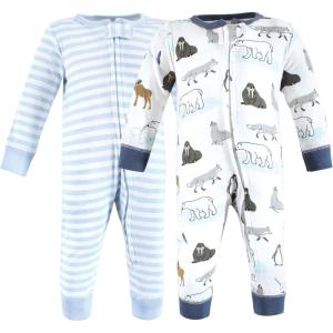 imageHudson Baby Unisex Baby Cotton Sleep and PlayArctic Animals