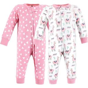 imageHudson Baby Unisex Baby Cotton Sleep and PlayLlama