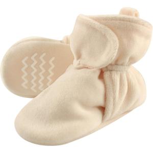 imageHudson Baby Unisex Baby Cozy Velour BootiesCream