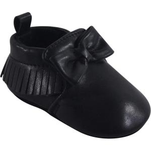 imageHudson Baby Unisex Baby MoccasinsBlack