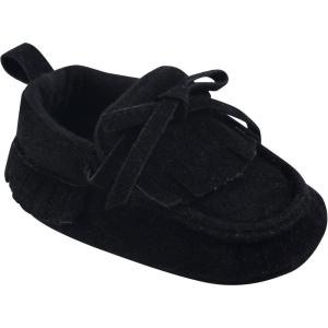 imageHudson Baby Unisex Baby MoccasinsBlack Mocc