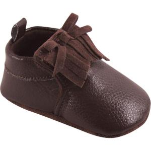 imageHudson Baby Unisex Baby MoccasinsBrown Moccasin