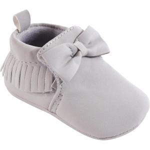 imageHudson Baby Unisex Baby MoccasinsLight Gray