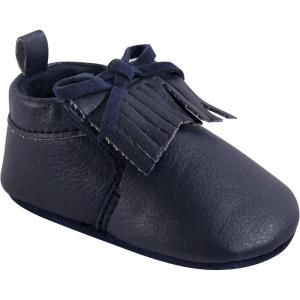 imageHudson Baby Unisex Baby MoccasinsNavy Moccasin