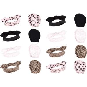 imageHudson Baby Unisex Baby Plush Faux Fur Swaddle WrapBlack Xoxo