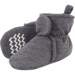 imageHudson Baby Unisex Baby Quilted BootiesCharcoal