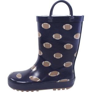 imageHudson Baby UnisexChild Rain BootFootballs
