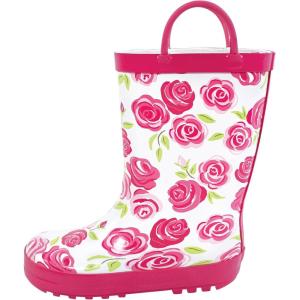imageHudson Baby UnisexChild Rain BootPink Roses