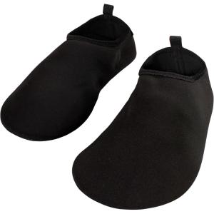 imageHudson Baby UnisexChild Water Shoes for Sports Yoga Beach and OutdoorsKids and Adult Solid Black