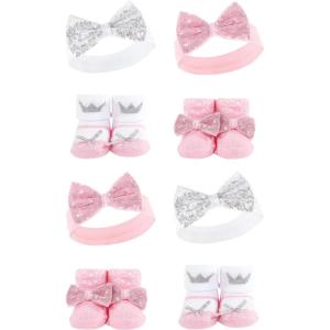 imageHudson Baby babygirls 8pc Headband and Socks SetPrincess