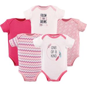 imageHudson Baby babygirls Cotton Bodysuits 5packOne of a Kind