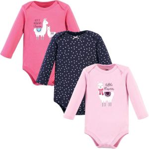 imageHudson Baby babygirls Cotton Longsleeve Bodysuits 3packLittle Llama