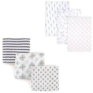 imageMuslin Swaddle Blanket 6PackBlue ConstellationAztec